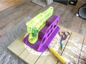 wasserpistole halterung 3d print model - Mito3D