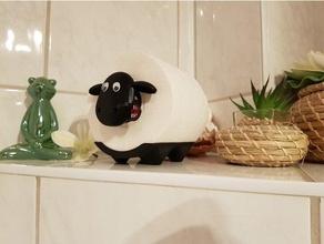 shaun sheep - legs papier toilette 3d print model - Mito3D
