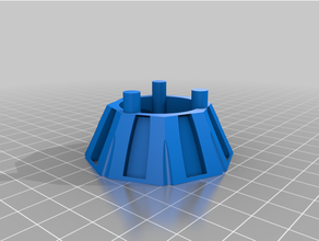 greeblie conico Ottagono ajgreeblies kitbashing puntello scifi Guerre stellari 3d print model - Mito3D