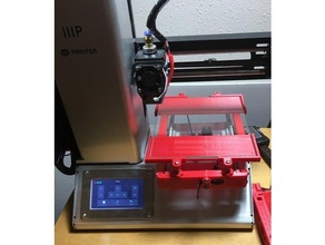 monoprice mini bed upgrade 3d printer mods parts leveling glass 3d print model - Mito3D