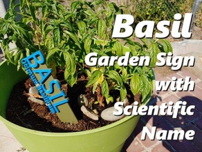 basilic jardin signe scientifique jardinage 3d print model - Mito3D