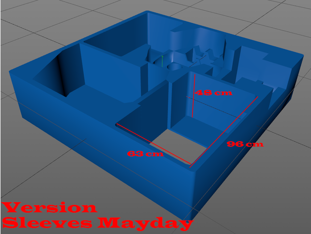 boite jeux Celestia Ausführung gießen Karte Ärmel Maifeiertag jeu Gesellschaft 3D print model - Mito3D