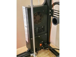 rsp 500 suministro 80mm ventilador caso funda ender 5 intenciones 3d print model - Mito3D