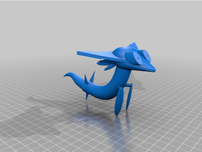 gelişmiş kasvetli v2 pokemon kılıç kalkan Dragapult Ejderha grookey Serseri ağlamak 3d print model - Mito3D