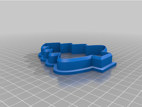 Galleta cortar pino 3d print model - Mito3D