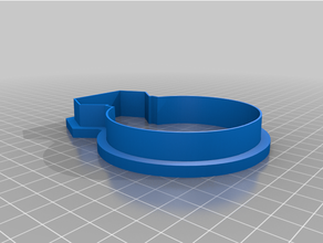 cookie cut wedding ring 3d print model - Mito3D