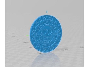 azteca moneda 3d print model - Mito3D