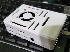 frambuesa pi 4 caso funda remezclar 3d print model - Mito3D