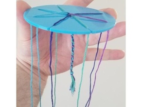 friendship bracelet maker braiding loom 3d print model - Mito3D