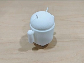Android figurina bugdroid 3d print model - Mito3D