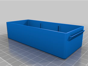 parametrizzato parti cassetto piccolo Conservazione 3d print model - Mito3D