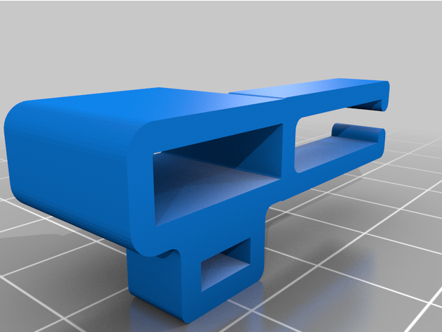 cable clip gancho 3D print model - Mito3D