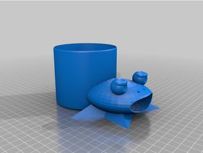 gutter spout - frog 3d print model - Mito3D