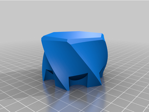 retorcido hexágono caja florero 3d print model - Mito3D