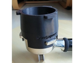 Kaffee Dosierung Trichter 54 mm Breville Siebträger bambino Barista ausdrücken Profi berühren bes870 bes878 3d print model - Mito3D