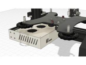 skr 13 ender 3 Fall Mantel 2 Fans Ender 3d print model - Mito3D