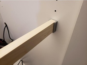 Ikea kleppstad Regal Unterstützung Halterung 3d print model - Mito3D