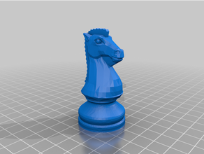 scacchi cavaliere 3d print model - Mito3D
