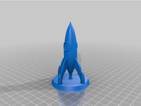 banco foguetes benchmark foguete 3d print model - Mito3D