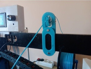 prusa i3 acier filament guider p3steel 3d print model - Mito3D