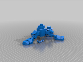 turret foot v2 drg 3d print model - Mito3D