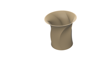 vaso flor vasos 3d print model - Mito3D