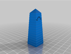 dnd Nekromantie Obelisk 3d Schrägstrich 3d print model - Mito3D