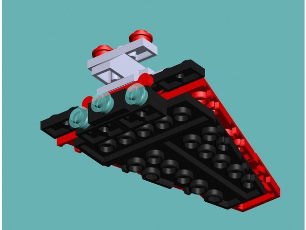 star destroyer 3D print model - Mito3D