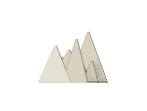 mail mountains 3d print model - Mito3D