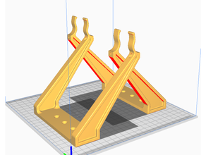 Garn Spooler Rahmen Remix Filament Spule Halter Unterstützung Hof 3d print model - Mito3D