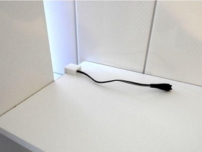 desk cable clamp remix 3d print model - Mito3D