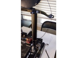 filamento rolo guia 608 rolamento zaxis estabilizador eixo suporte 3d print model - Mito3D