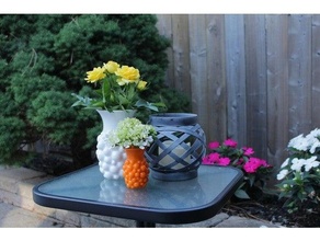 bolla vaso Accessori accessorio arredamento decorazione decorativo fiore interno fioriera all'aperto pianta tavolo 3d print model - Mito3D