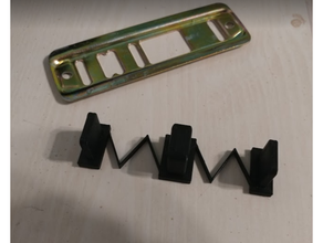 Plastique insérer Stanley Ajustable sol guider glissement placard Piste 3d print model - Mito3D