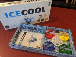 ice cool board game box insert organizer boardgame inserts 3d print model - Mito3D