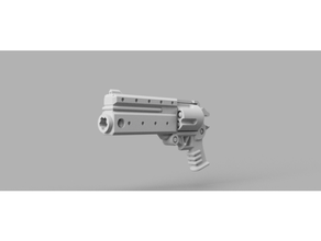 relíquias terra atirador parafuso repetidor pistola espaço marinho Trigun martelo guerra 40k 3d print model - Mito3D