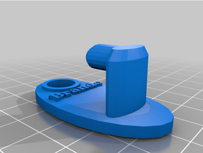 brandon hat hook v2 3d print model - Mito3D