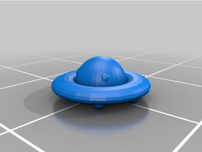 küçük ufo 3d print model - Mito3D