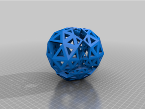 convextetrahedral8v p50 p55 p60 p65 p70 2 9 10 11 17 37 39 44 45 convex geodesic tetrahedral 3d print model - Mito3D