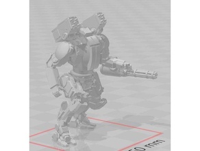 gros difficulté robot américain mecha 3d print model - Mito3D