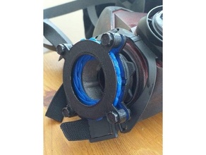 3m respiratore maschera potabile apertura cannuccia incluso mascherina 3d print model - Mito3D