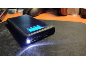 power bank h913 batterie planche Cas gaine chargeur li po liion lipo lithium powerbank 3d print model - Mito3D