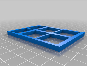 window Rahmen 3d print model - Mito3D