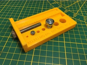 metric screw gauge m3-m12 hex bolt measure measurement tool measuring 3d print model - Mito3D