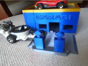 box auto gas stazione macchine 3d print model - Mito3D