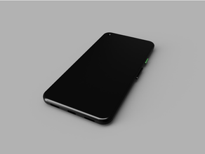 Google pixel 4a celular célula phone Móvel fisica analógico modelo ferramenta 3d print model - Mito3D