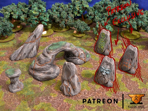 roccia formazioni età sigmar dungeon draghi frostgrave esploratore scenario terreno gioco guerra giochi warhammer 3D print model - Mito3D