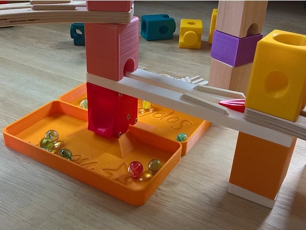 hape quadrilha mudando torre vermelho 3D print model - Mito3D