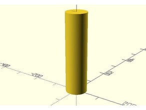 cilindro configurable columna configurador geometría rodar puñalada 3d print model - Mito3D