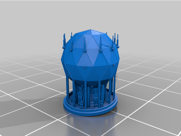 Zvezda eğlenmek 1 2700 star yok edici kalkan jeneratör savaşlar 3D print model - Mito3D